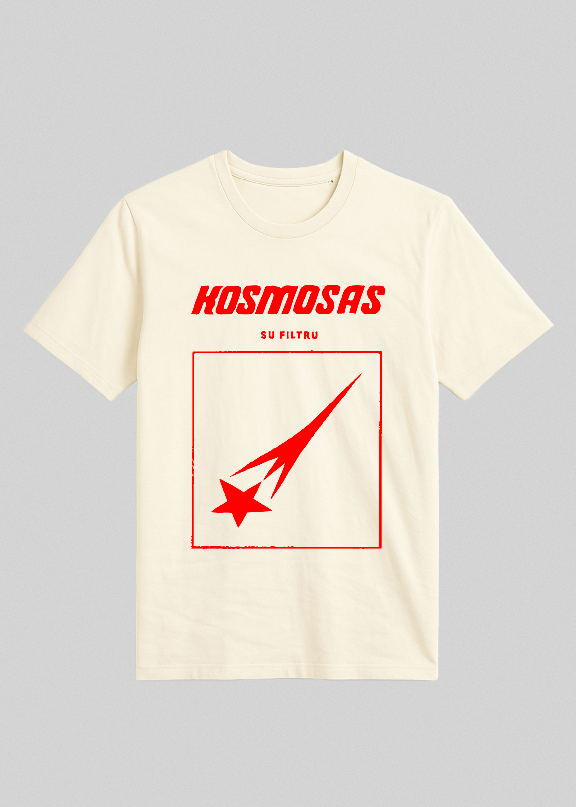 Organic Cotton T-Shirt KOSMOSAS SU FILTRU